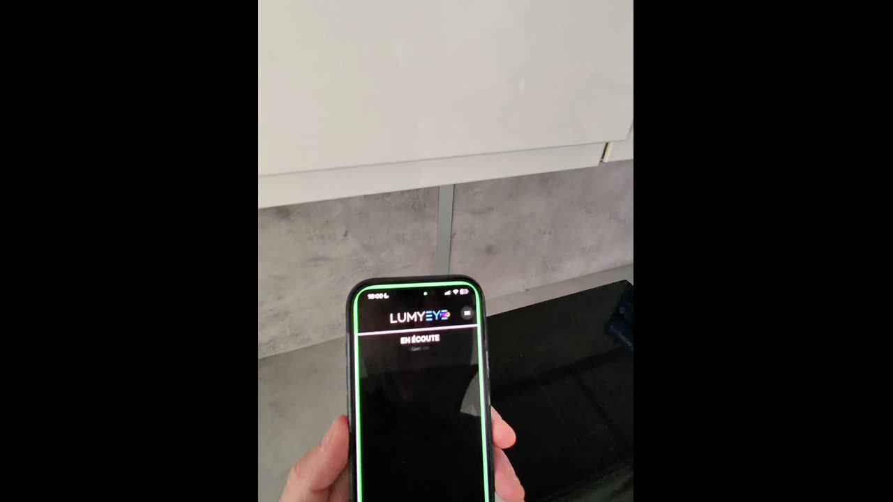 Démo Lumyeye Pro : Niveau de batterie à la voix