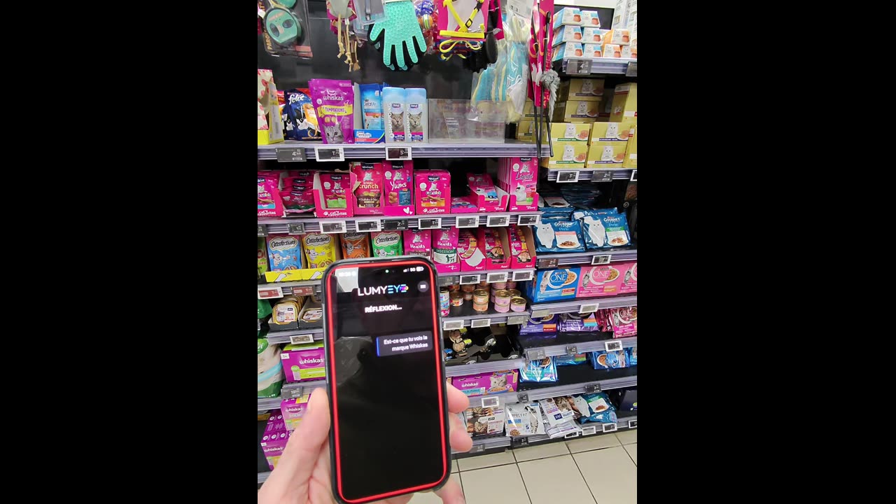 Démo Lumyeye Pro : Vision Live dans un rayon