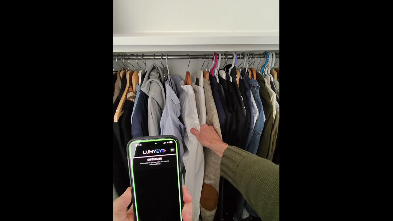 Démo Lumyeye Pro : Choisir ses vêtements