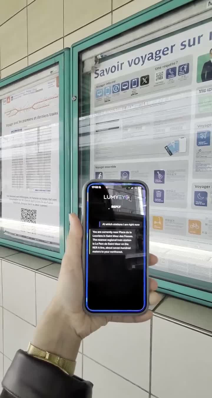 Lumyeye Pro nearest station demonstration