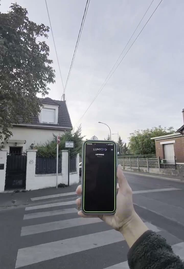 Lumyeye Pro location by voice demonstration